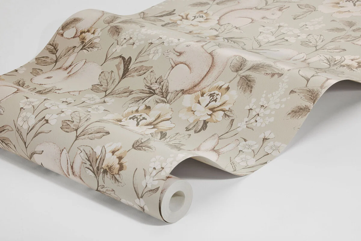 Borastapeter Wallpaper - Magic Forest Beige