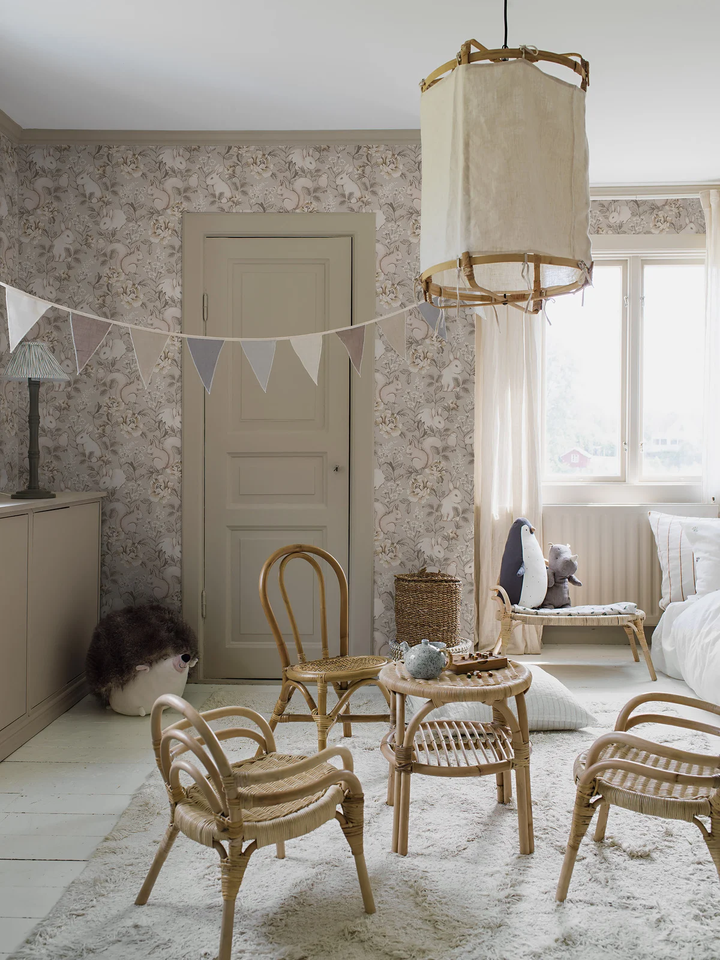 Borastapeter Wallpaper - Magic Forest Beige
