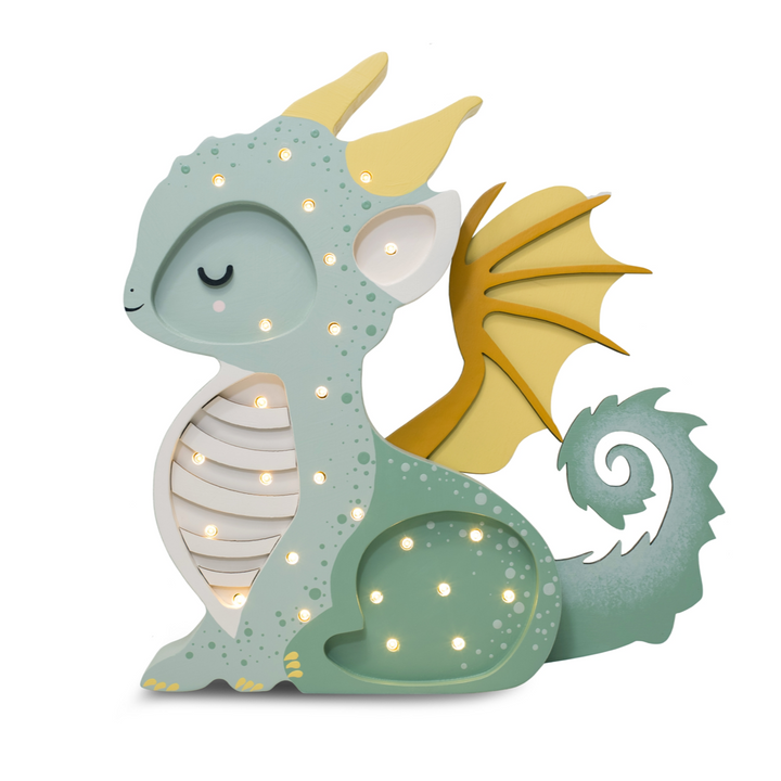 Lampe Dino Little Lights - Bleu Préhistorique
