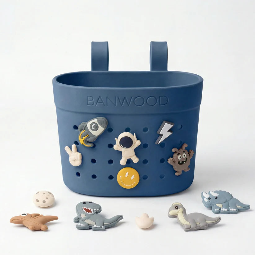Banwood Pin & Ride Basket - Deep Sea