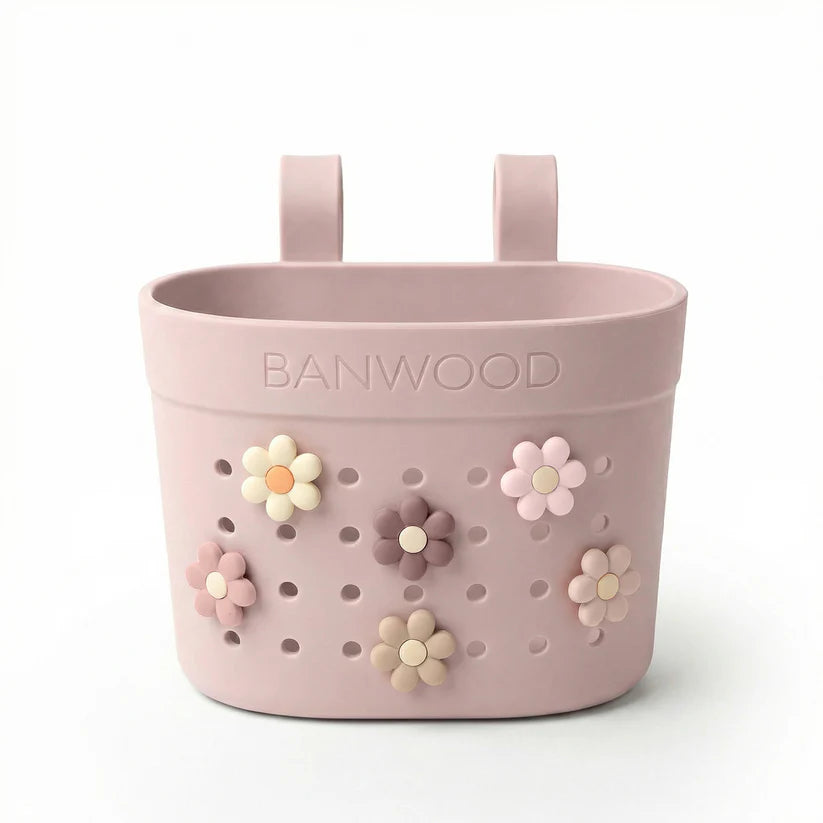Banwood Pin & Ride Basket - Faded Pink