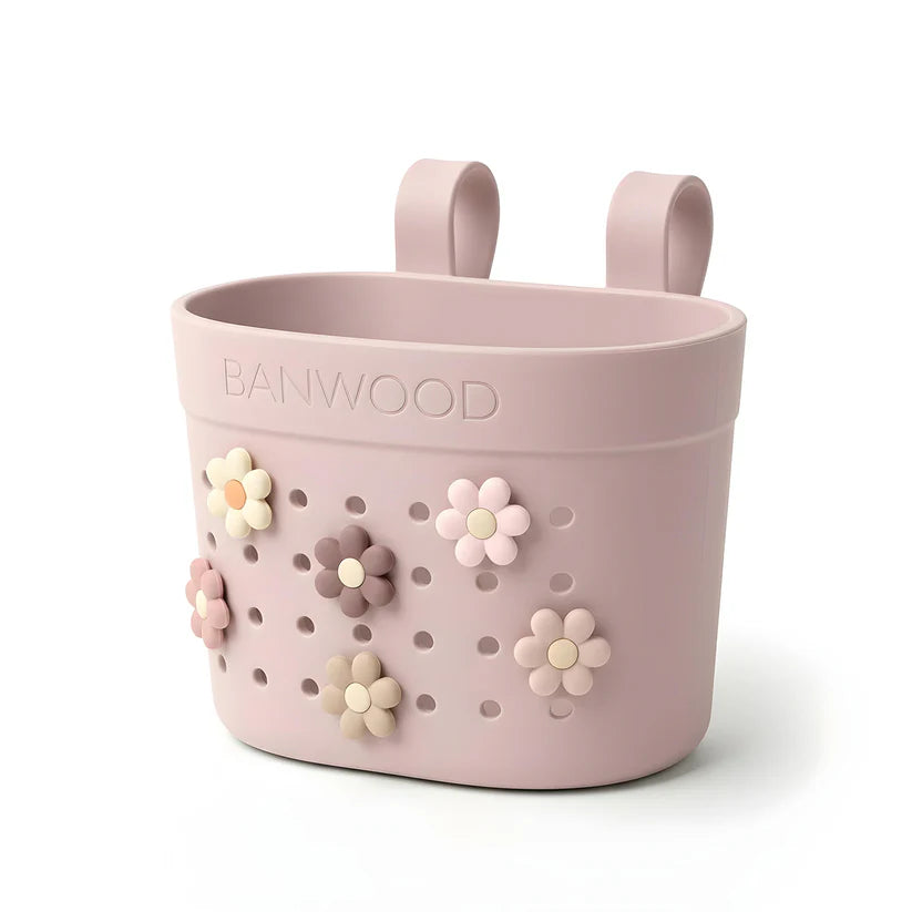 Banwood Pin & Ride Basket - Faded Pink