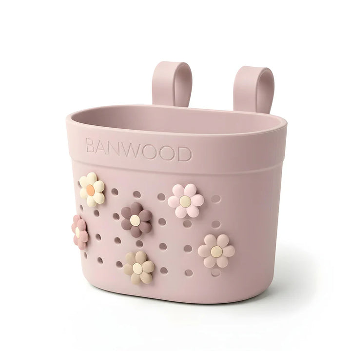 Banwood Pin & Ride Basket - Faded Pink