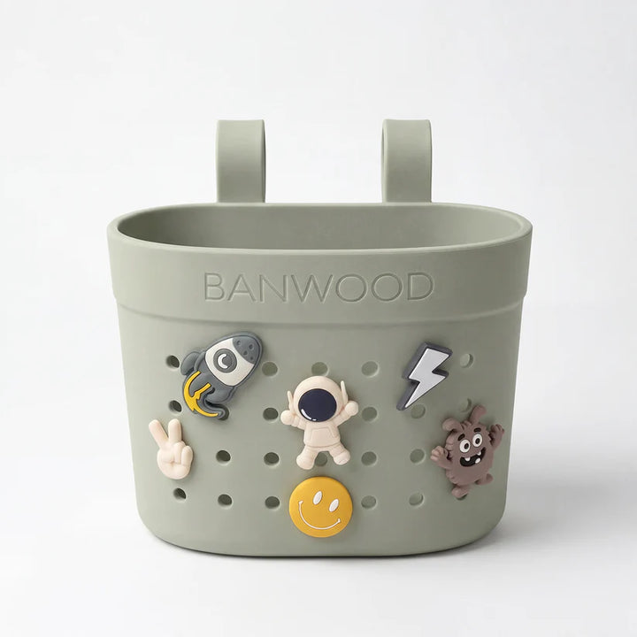Banwood Pin & Ride Basket - Olive