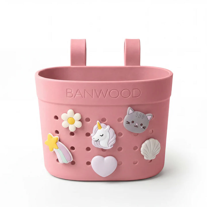 Banwood Pin & Ride Basket - Raspberry