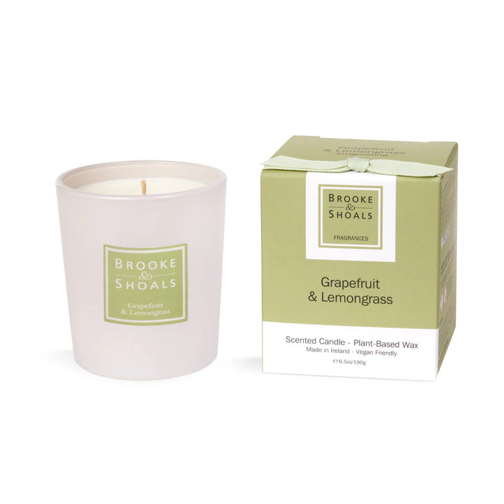 Brooke & Shoals Scented Candle - Grapefruit & Lemongrass