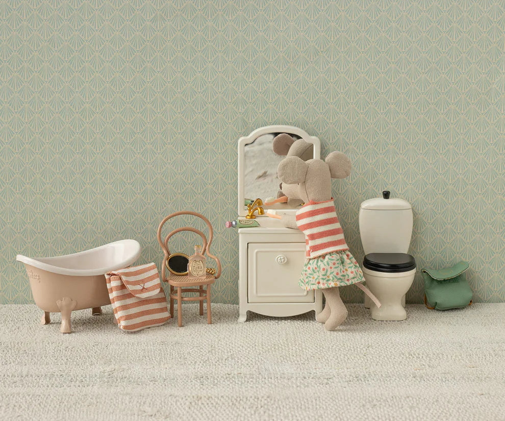 Maileg Mini Mouse Bathtub - Rose