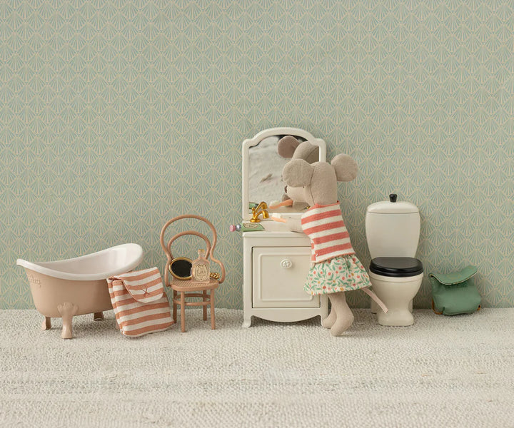Maileg Mini Mouse Bathtub - Rose