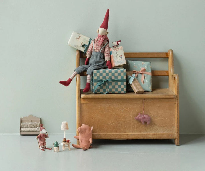 Maileg Christmas Baby Mouse In A Book