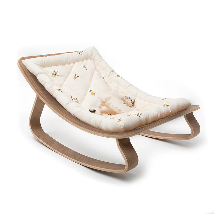 Charlie Crane Levo Baby Rocker - Walnut + Organic Zoo
