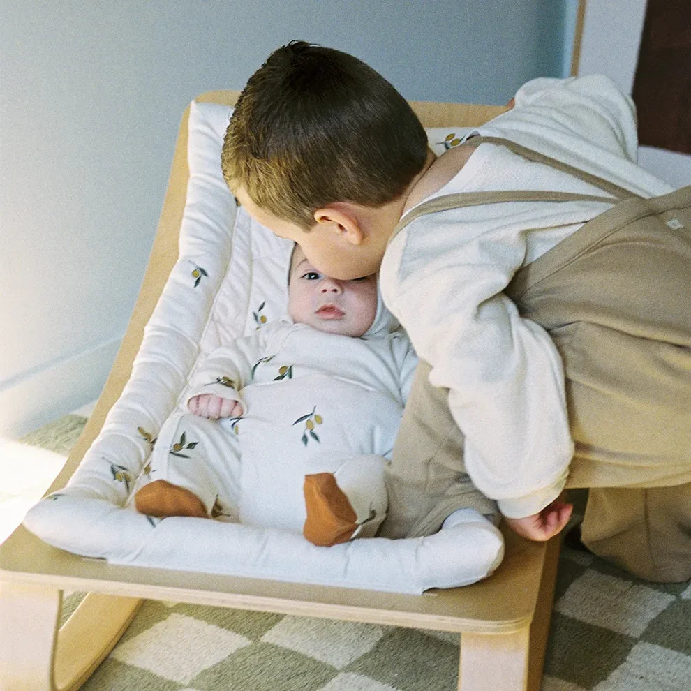 Charlie Crane Levo Baby Rocker - Beech + Organic Zoo