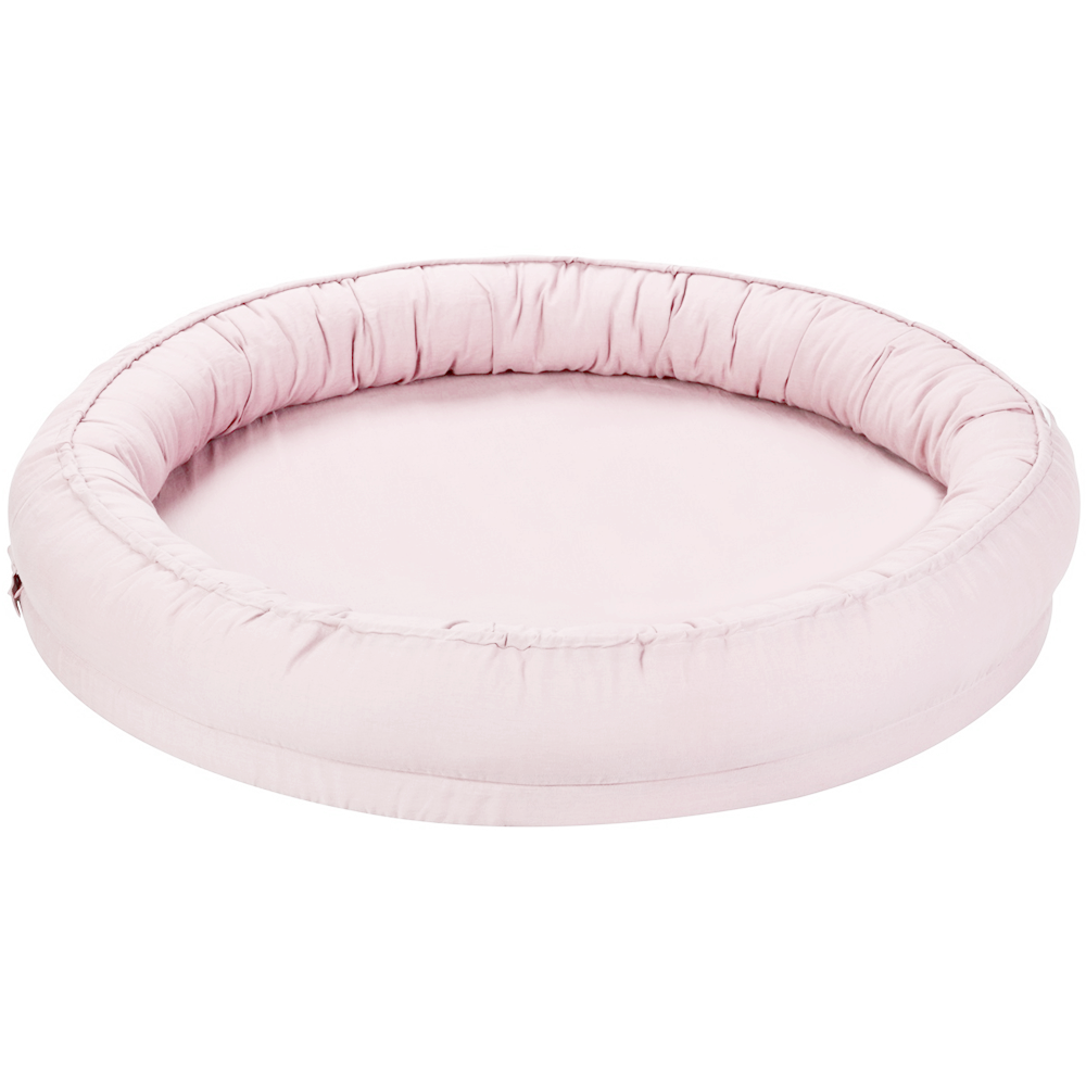 Cotton & Sweets Linen Junior Nest - Powder Pink