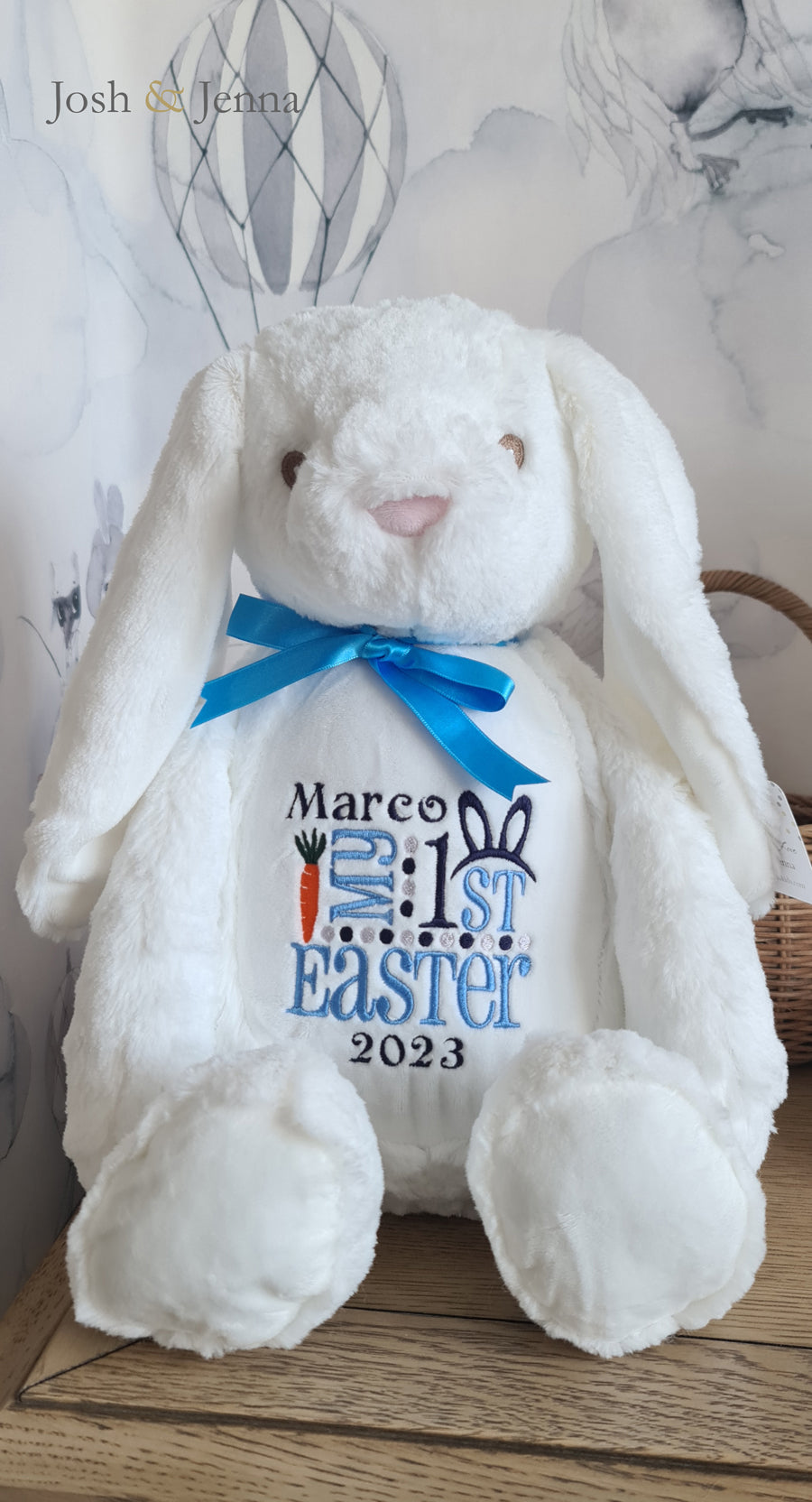 Cherish Me My 1st Easter Bunny White - Boy