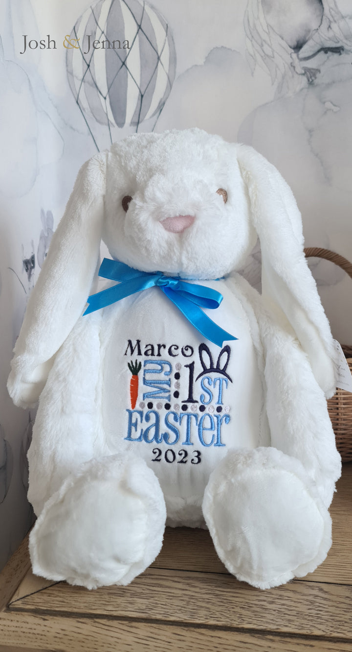 Cherish Me My 1st Easter Bunny White - Boy