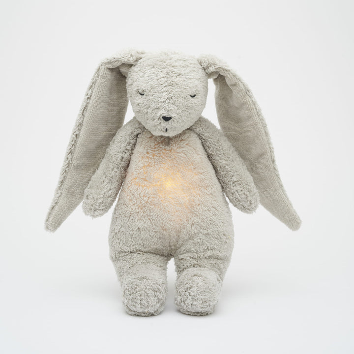 NEW Moonie 2.0 Organic Humming Bunny Sleep Aid - Grey