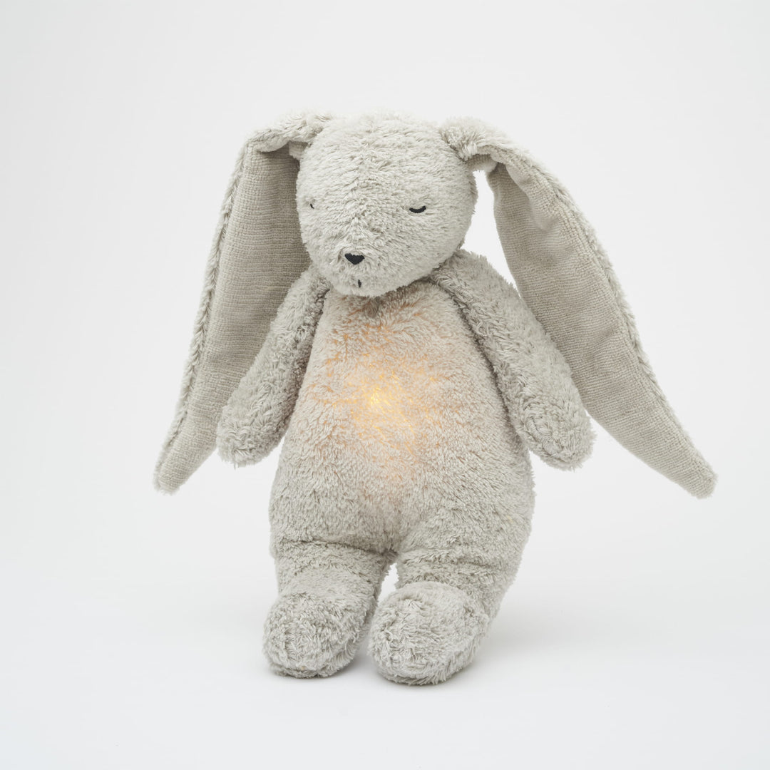NEW Moonie 2.0 Organic Humming Bunny Sleep Aid - Grey