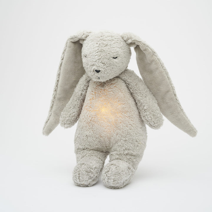 NEW Moonie 2.0 Organic Humming Bunny Sleep Aid - Grey
