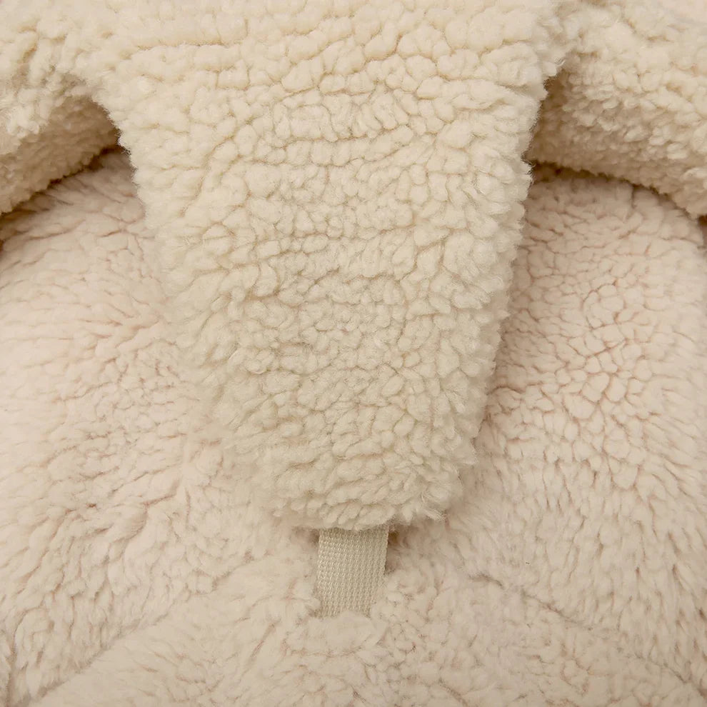 Charlie Crane Levo Baby Rocker - Walnut + Fur Milk