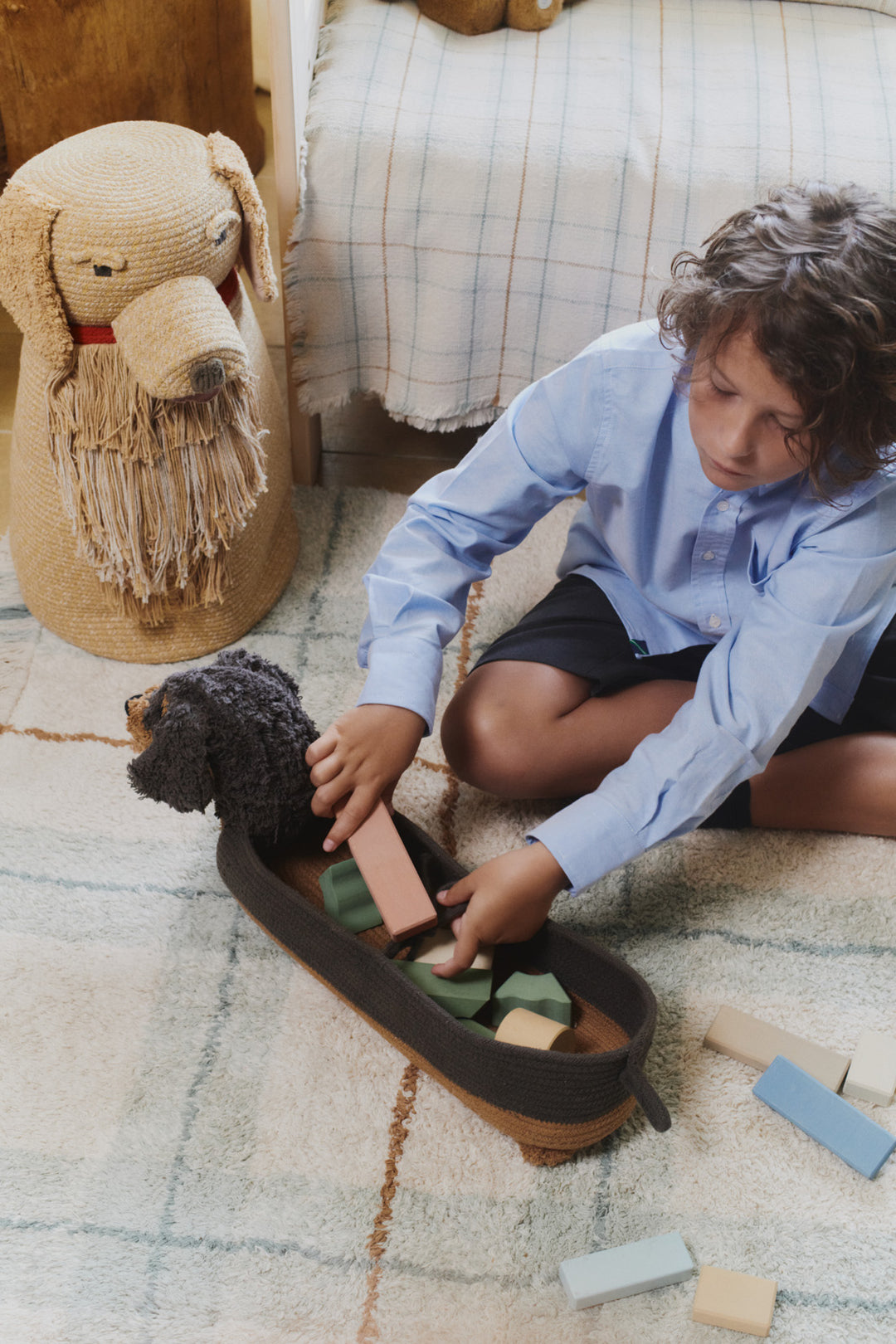Lorena Canals Basket -Sparky The Dachshund