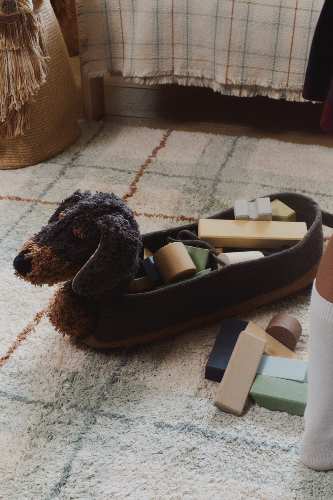 Lorena Canals Basket -Sparky The Dachshund