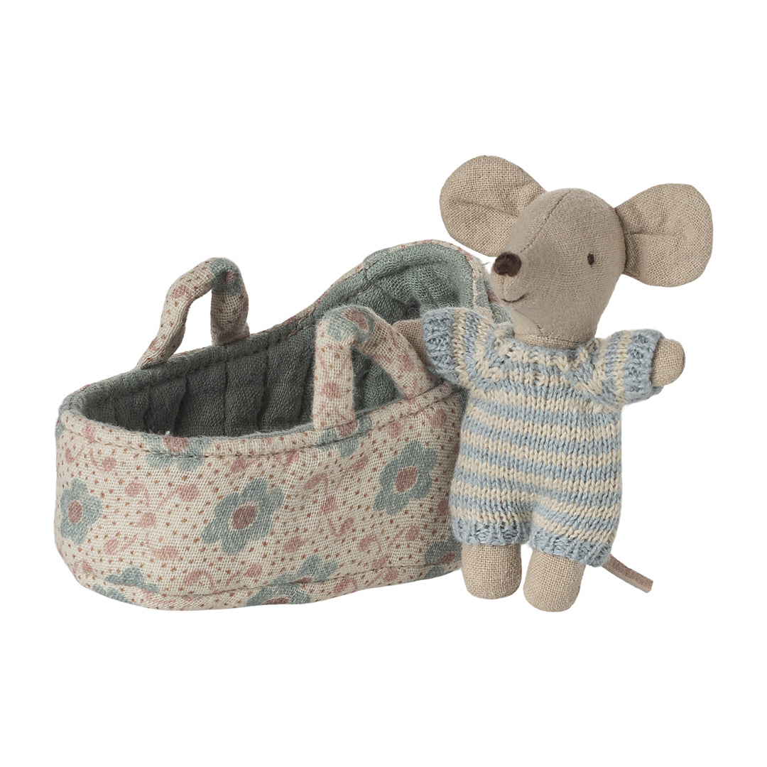 Maileg Babywanne &amp; Babymaus - Blau