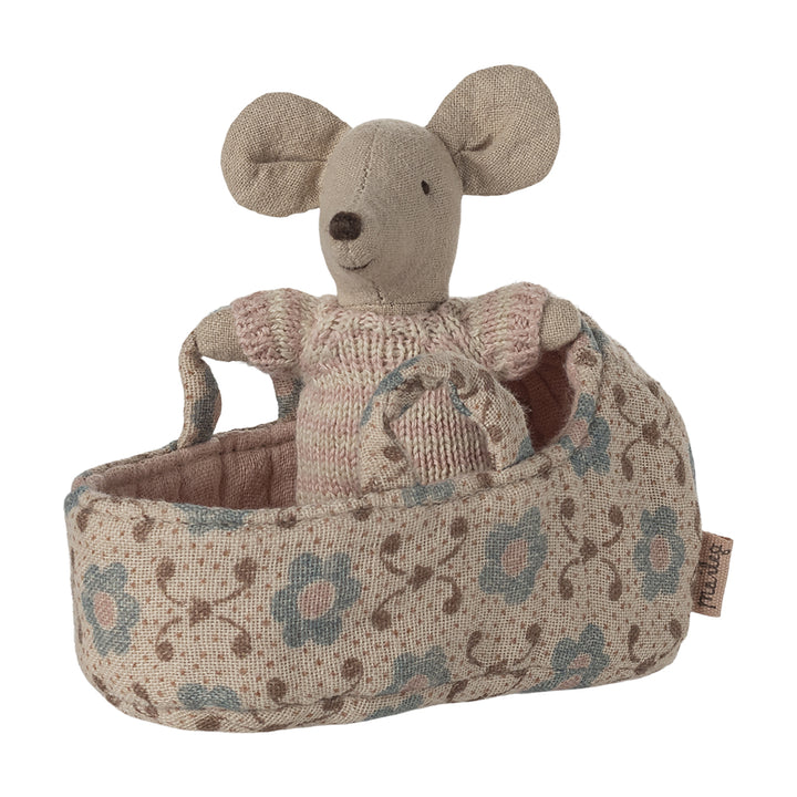 Maileg Babywanne &amp; Babymaus - Rose