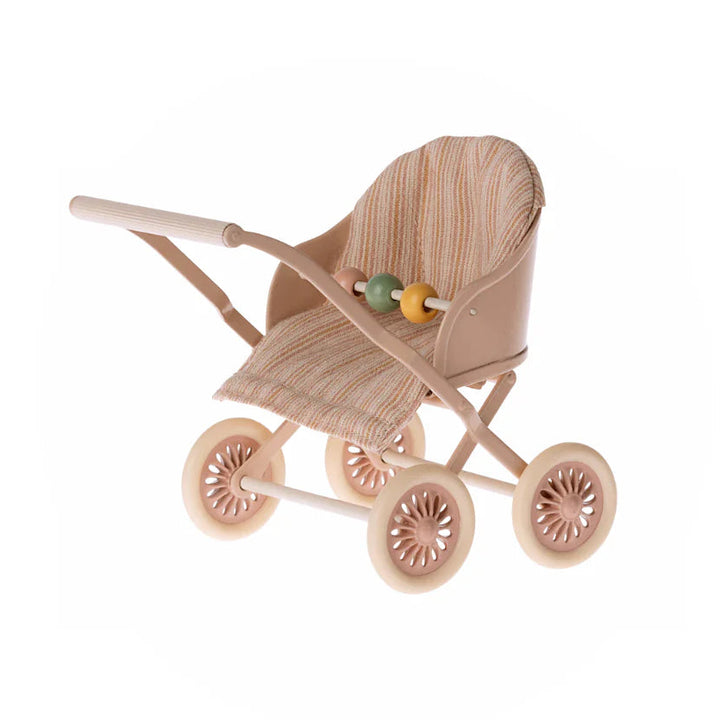 Maileg Kinderwagen mit Babymaus - Blau