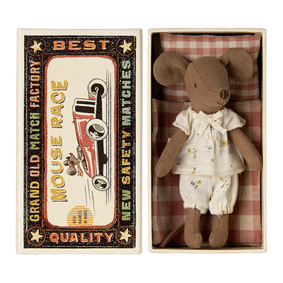 NEW Maileg Mouse in a Matchbox - Big Sister