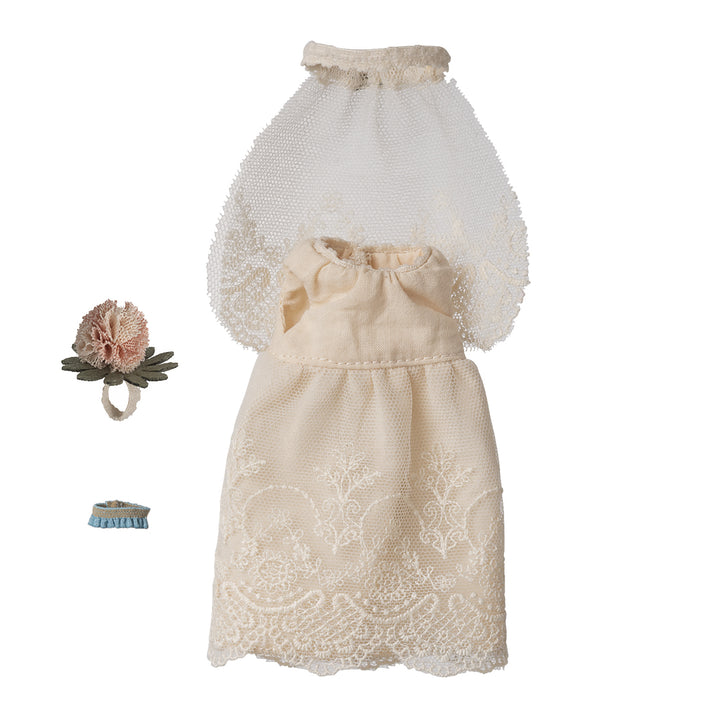 Maileg Wedding Dress - Mum Mouse