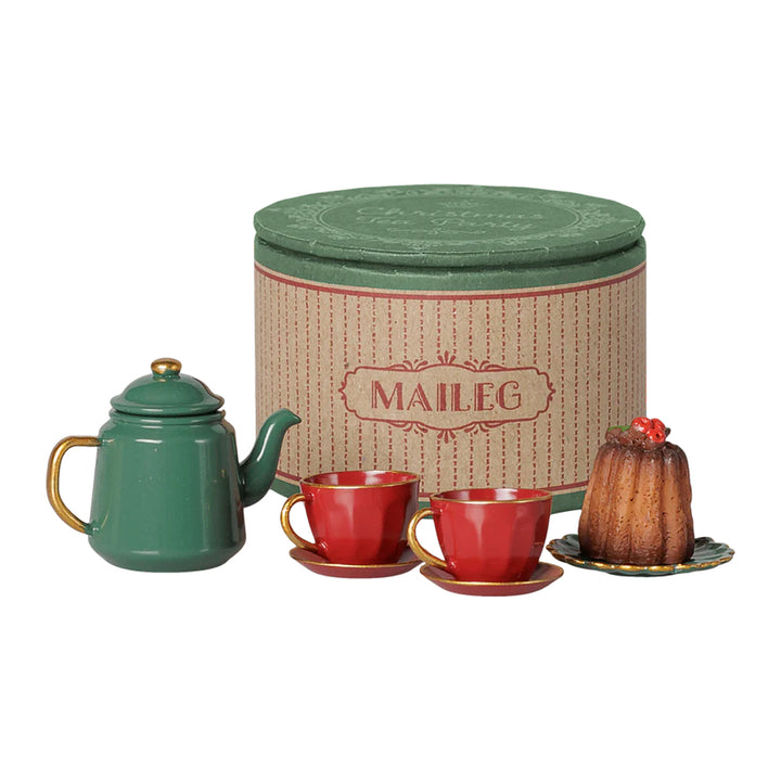 Maileg Christmas Mouse Tea Party Set