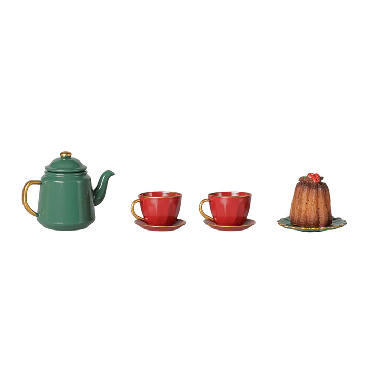 Maileg Christmas Mouse Tea Party Set