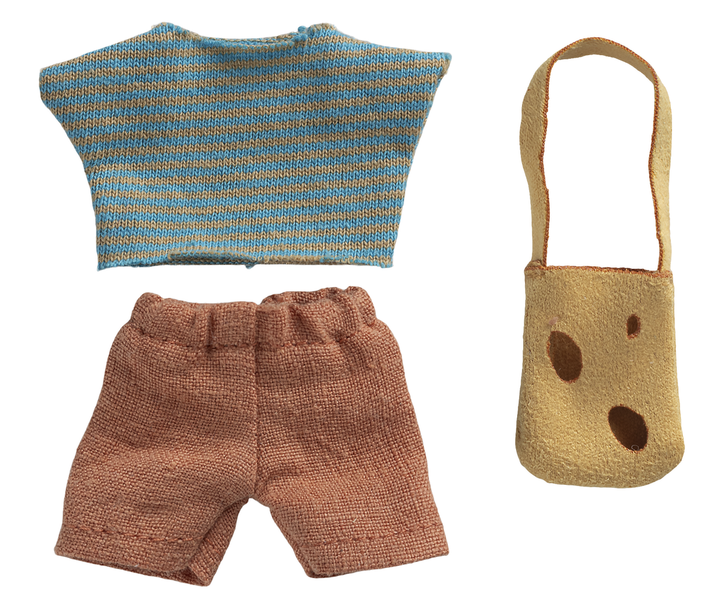 Maileg Little Brother Mouse With Bag