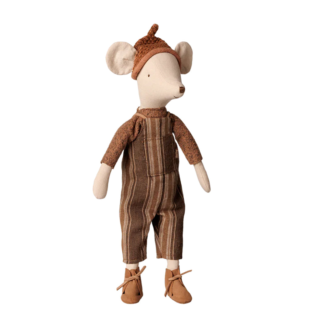 Maileg Medium Mouse - Overall & Sweater