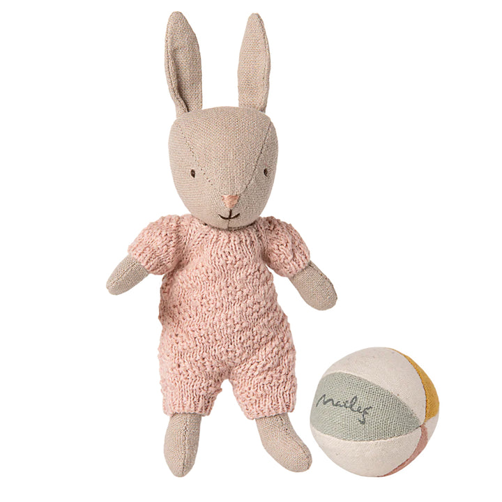 Maileg Micro Rabbit Set - Sand | Rose