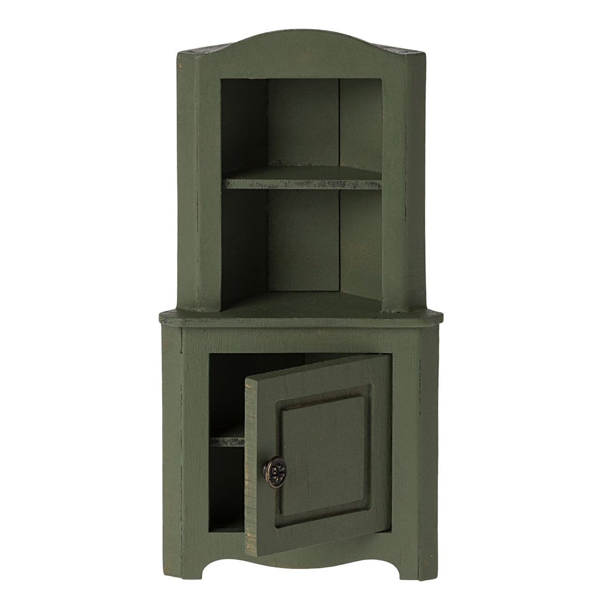 Maileg Mouse Corner Cabinet - Dark Green