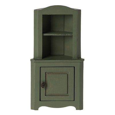Maileg Mouse Corner Cabinet - Dark Green