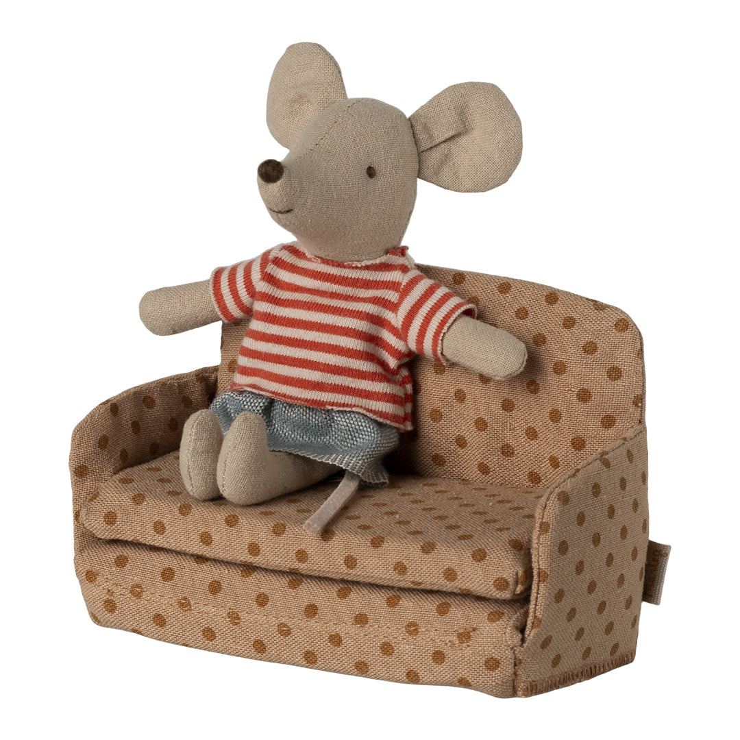 Maileg Mouse Sofa Bed - Dots