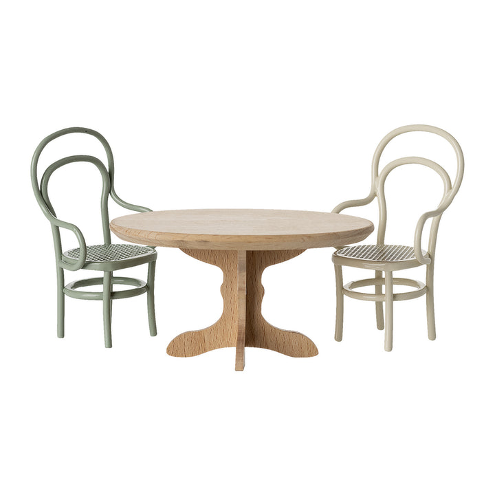 Maileg Mouse Oval Dining Table - Nature