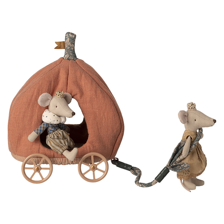 Maileg Maus Kürbiskutsche