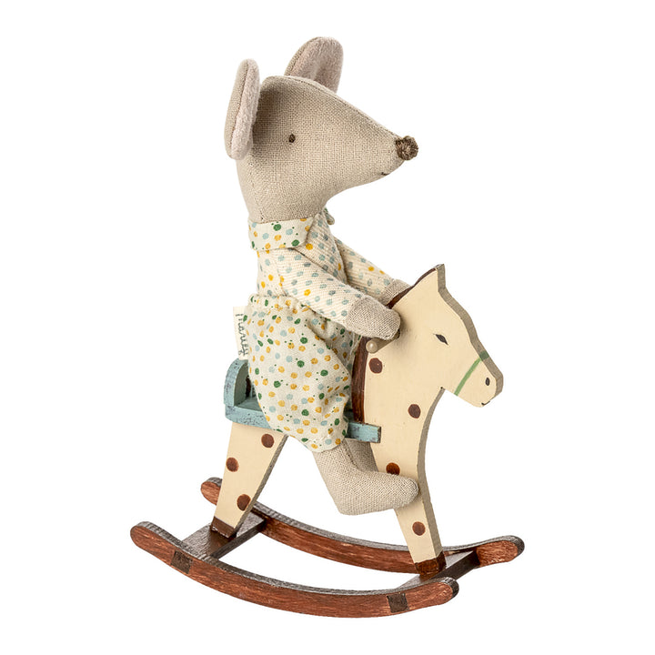 Maileg Rocking Horse Mouse - Dots