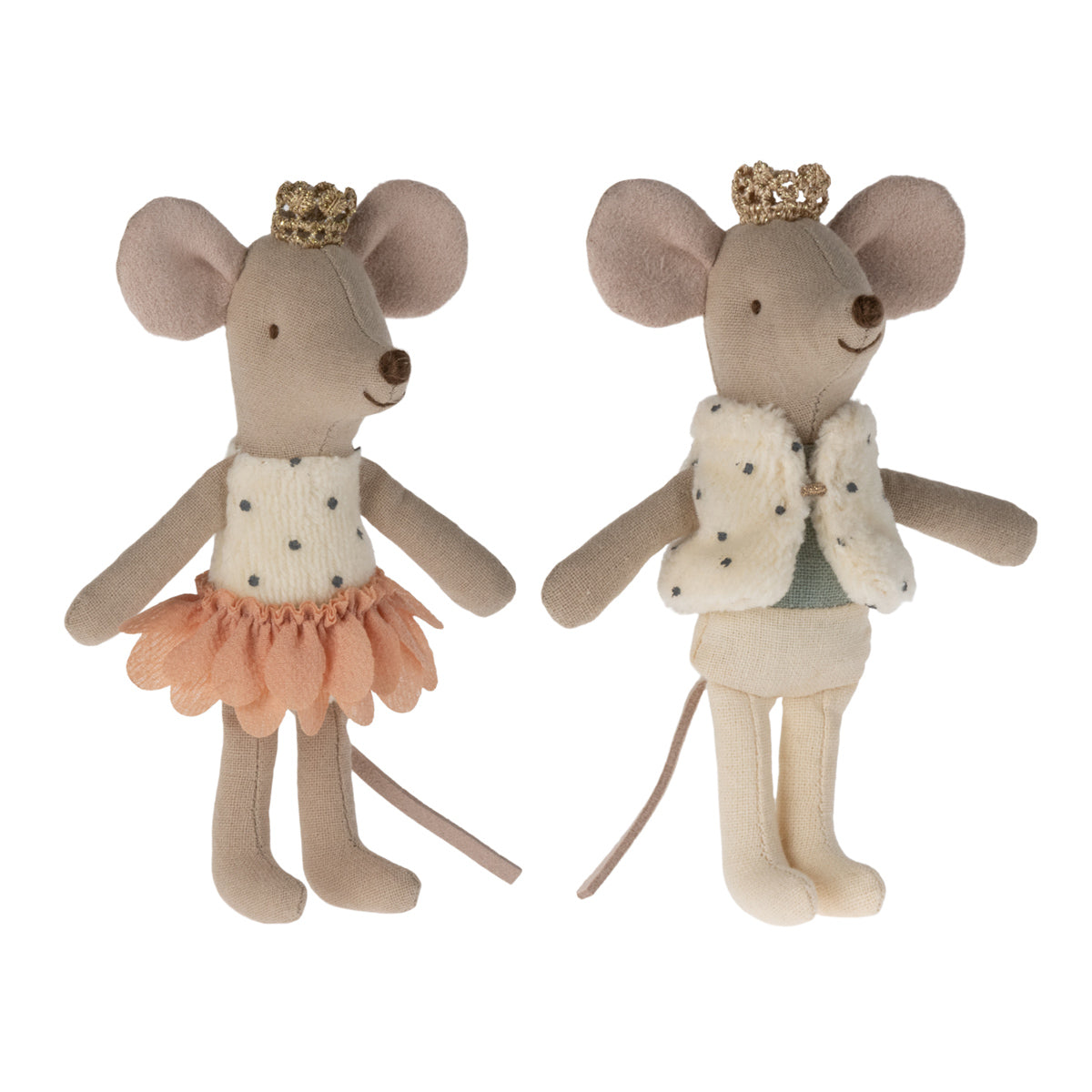 NEW Maileg Royal Twin Mice In A Matchbox