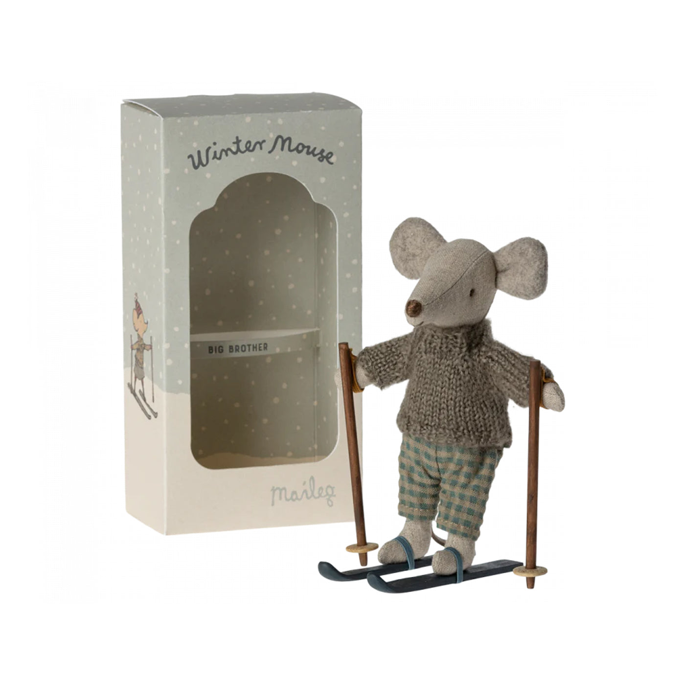 NEW Maileg Big Brother - Winter Mouse