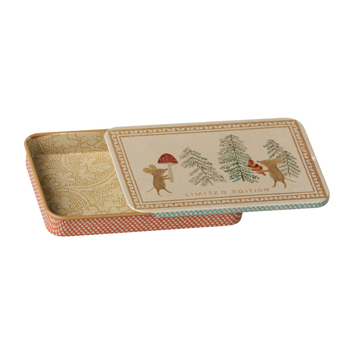 Maileg Box With Sliding Lid - Christmas Mice