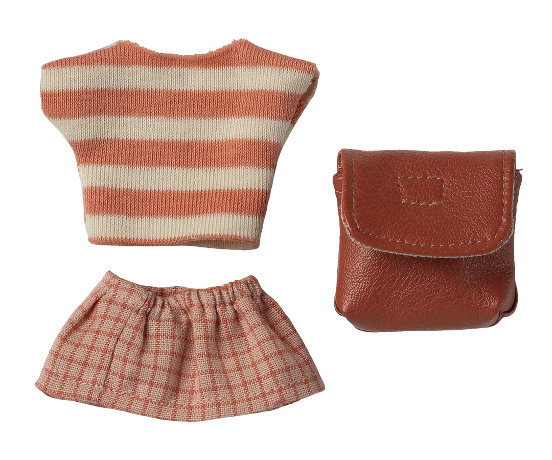 Maileg Tricycle Mouse, Big Sister - Coral