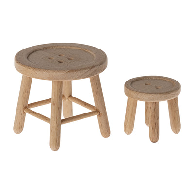 Maileg Mouse Table & stool Set