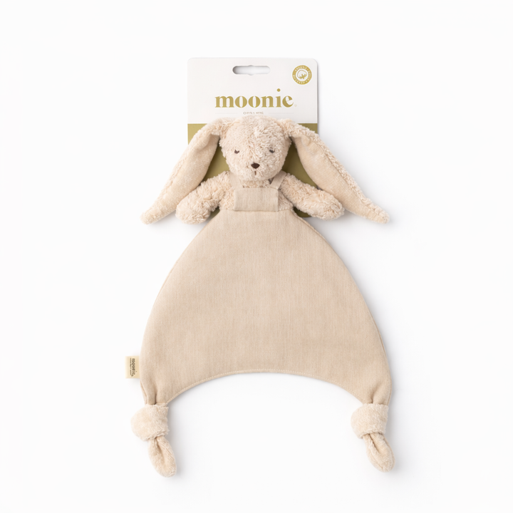 Moonie Doudou Organic Cotton Bunny Comforter - Sand