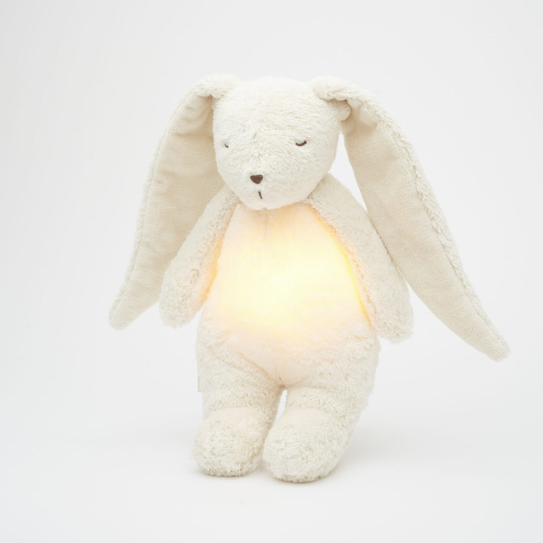 NEW Moonie 2.0 Organic Humming Bunny Sleep Aid - Polar White