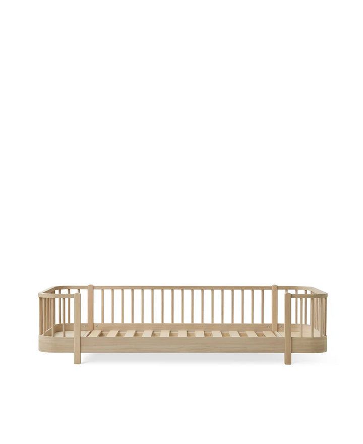 Lit simple pour enfants en bois Oliver Furniture - Blanc/chêne