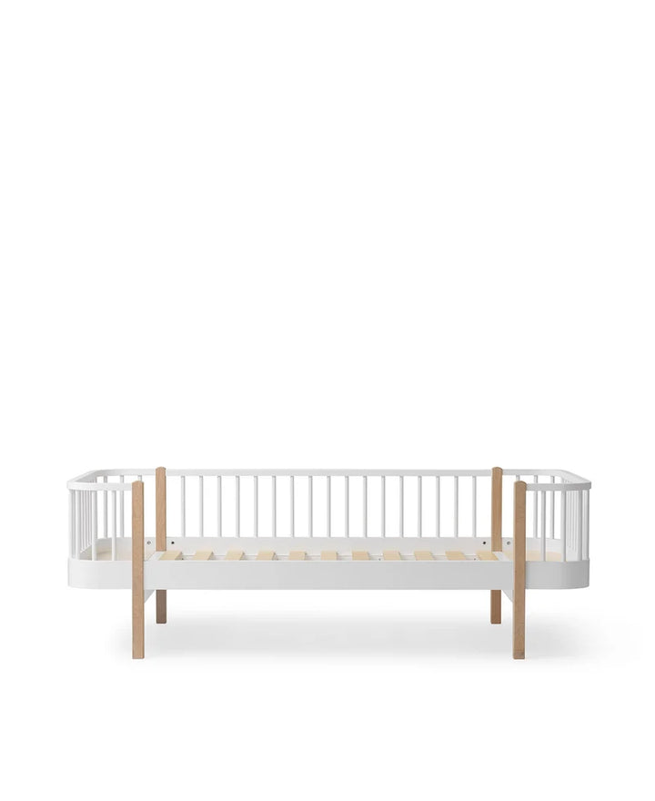 Lit simple pour enfants en bois Oliver Furniture - Blanc/chêne