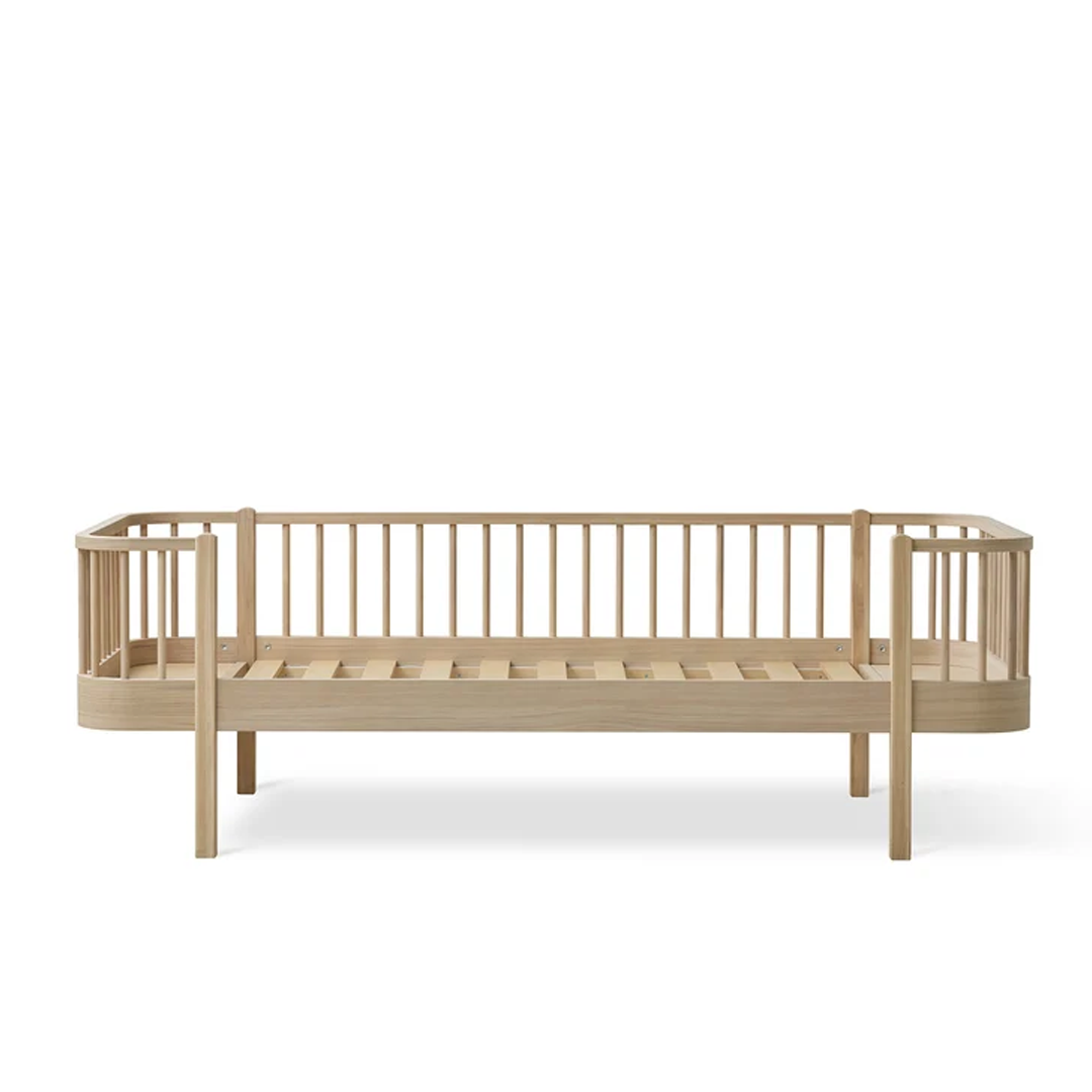 Lit simple pour enfants en bois Oliver Furniture - Blanc/chêne